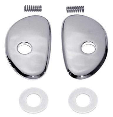 1965-66 Ford Mustang; Door Handle Escutcheons; Pony Interior