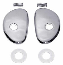 1965-66 Ford Mustang; Door Handle Escutcheons; Pony Interior