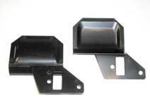 1969-70 Ford Mustang/Mercury Cougar; Deluxe Interior; Door Handle Trim Plates; Black