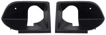 1971-73 Ford Mustang; Door Handle Trim Plates; Deluxe Interior; Black