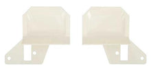 1969-70 Ford Mustang/Mercury Cougar; Deluxe Interior; Door Handle Trim Plates; White