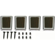 1968 Mustang; Deluxe Interior; Door Pull End Cap Trim Kit; 8 Piece Set