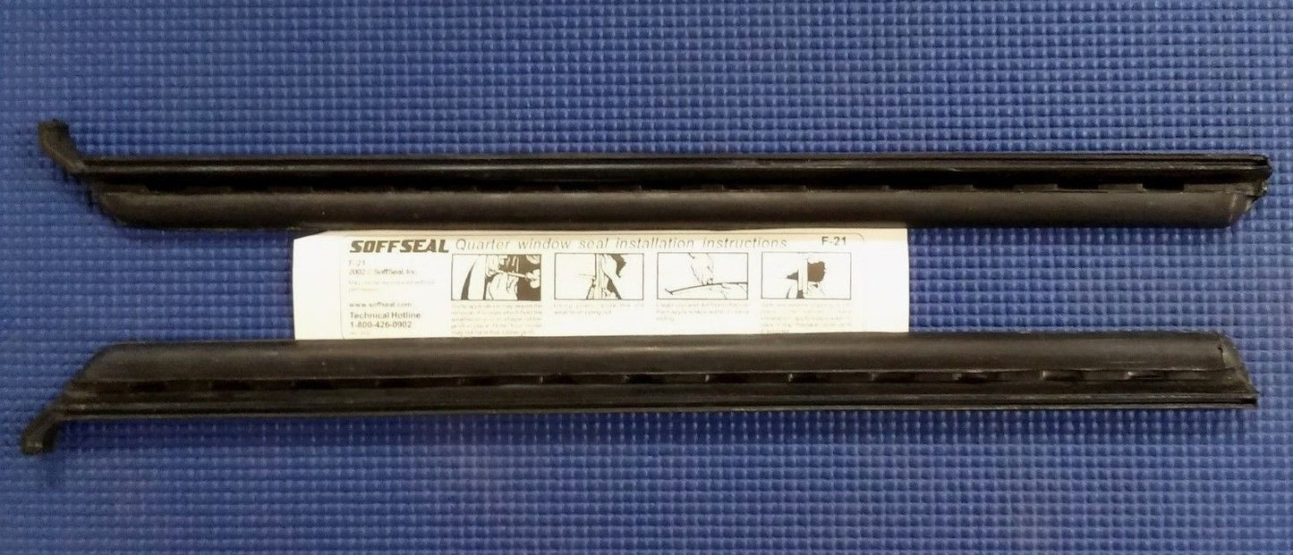 1969-1970 CHEVROLET IMPALA REAR QUARTER REINFORCED RUBBER WINDOW SEAL SET