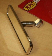 70-81 CHEVROLET REAR VIEW MIRROR BALL-MILLED POLISHED ALUMINUM TOP QUALITY PART