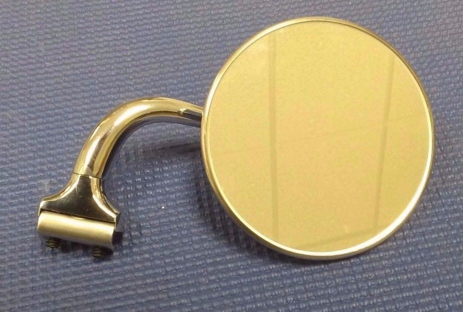 STREET ROD RAT ROD TRUCK SHORT ARM OUTER PEEP MIRROR SET CHROME STAINLESS STEEL
