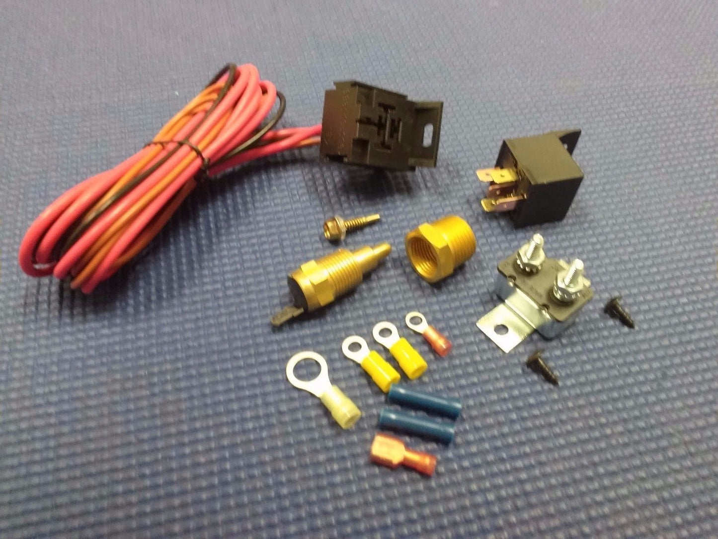 CHEVROLET CAMARO NOVA CHEVELLE ELECTRIC FAN RELAY TEMP CONTROLLED WIRING HARNESS