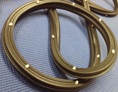 1969-1972 BUICK SKYLARK PONTIAC GRAND PRIX DOOR RUBBER WEATHER SEAL SET W/ CLIPS