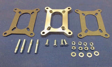 CHEVROLET 2 BARREL HOLLEY CARBURETOR ADAPTER PLATE SET FOR ROCHCHESTER MANIFOLD