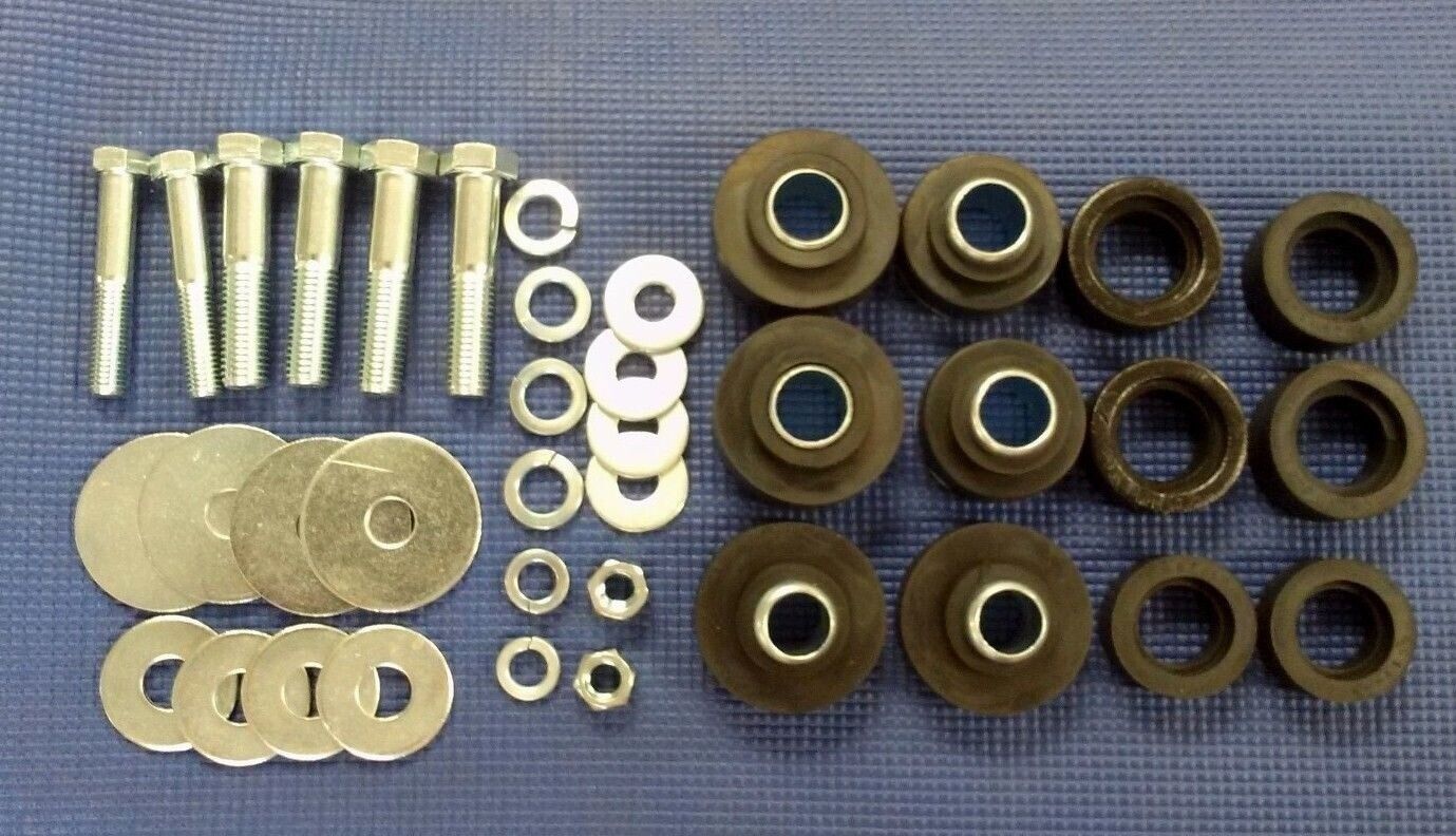 1969 CHEVROLET CAMARO PONTIAC FIREBIRD BODY MOUNT BUSHING SET WITH HARDWARE