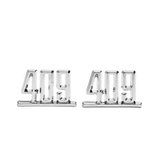 Trim Parts 1964 Chevrolet Full Size Car "409" Front Fender Emblem W/Fasteners, Pair - (2326)