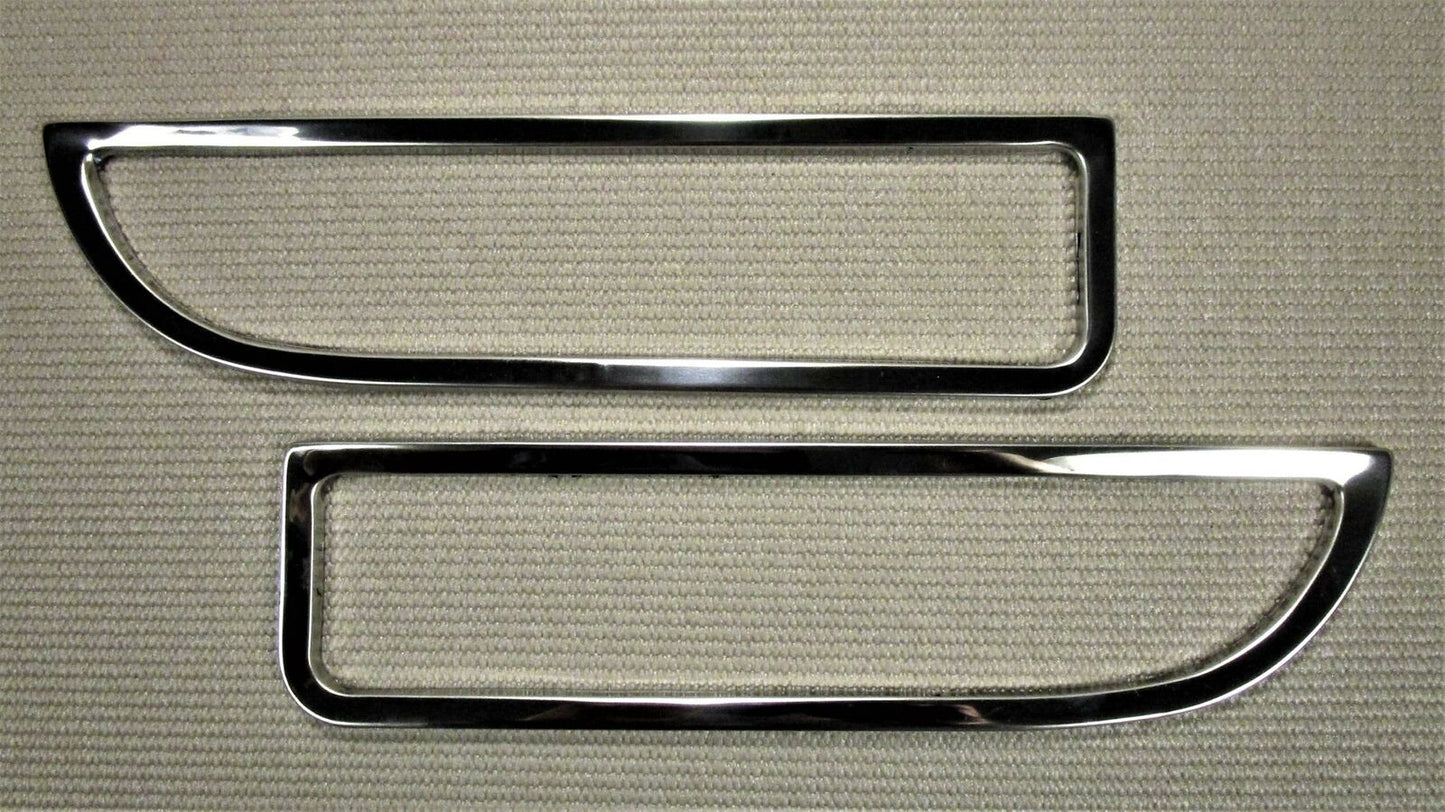 1970 - 1973 CHEVROLET CAMARO STANDARD PARK LAMP TRIM STAINLESS TRIM RING SET