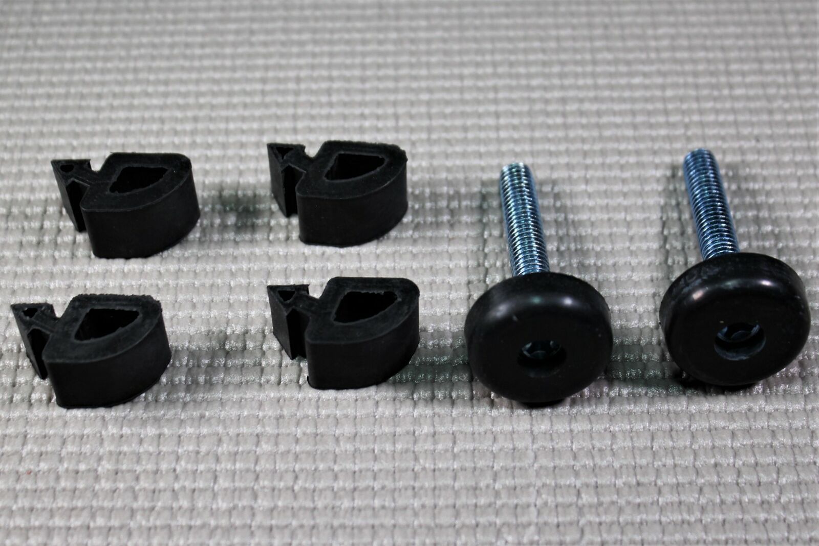 Hood Bumper Adjuster PAIR For 1960- 1981 GM Chevy Buick Pontiac Olds Rubber Stop - Foto 6