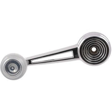 1973-86 Ford F-100, F250, F-350; 1980-86 Ford Bronco; Window Crank Handle; Chrome w/ Black; Clear Knob