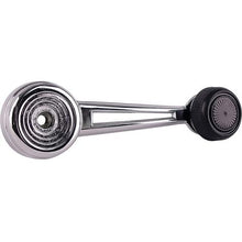 1973-79 Ford F-100, F250, F-350; 1978-79 Ford Bronco; Window Crank Handle; Chrome w/ Black Knob