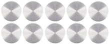 1968-73 Window Handle Screw Cover Plate; 10 Piece Bulk Set