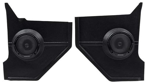 1965-66 Ford Mustang; Coupe/Fastback; Kick Panels With 120 Watt Kenwood Speakers; Black