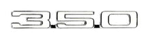 Chevrolet 350 Emblem Set. for 1968 Camaro *PAIR*