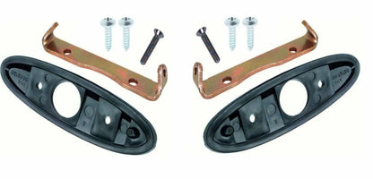Outside Bullet Mirror Mounting Set 1970-1981 Firebird Camaro Nova GTO 442