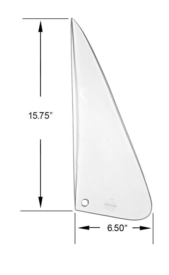 1981 - 1991 RIGHT VENT GLASS CLEAR CHEVROLET GMC PICKUPS BLAZER JIMMY SUBURBANS