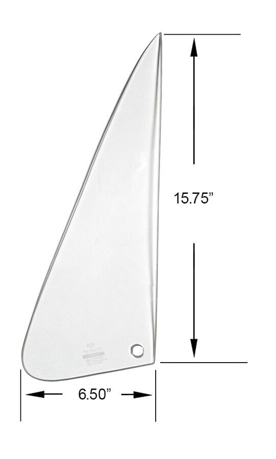 1981 - 1991 Left Vent Glass Clear Chevrolet GMC Pickups Blazer Jimmy Suburbans