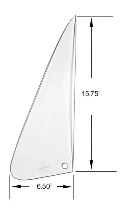 1981 - 1991 Left Vent Glass Clear Chevrolet GMC Pickups Blazer Jimmy Suburbans