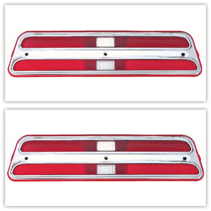 INJECTION MOLDED TAIL LAMP TAIL LIGHT LENS SET FOR 1969 PONTIAC FIREBIRD