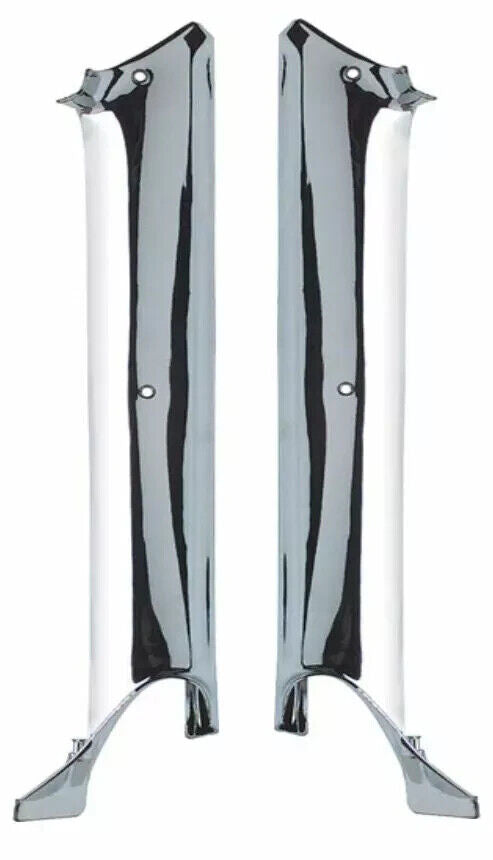 Chrome Inner Pillar Post Molding Set 1967 Pontiac Firebird & Chevy Camaro