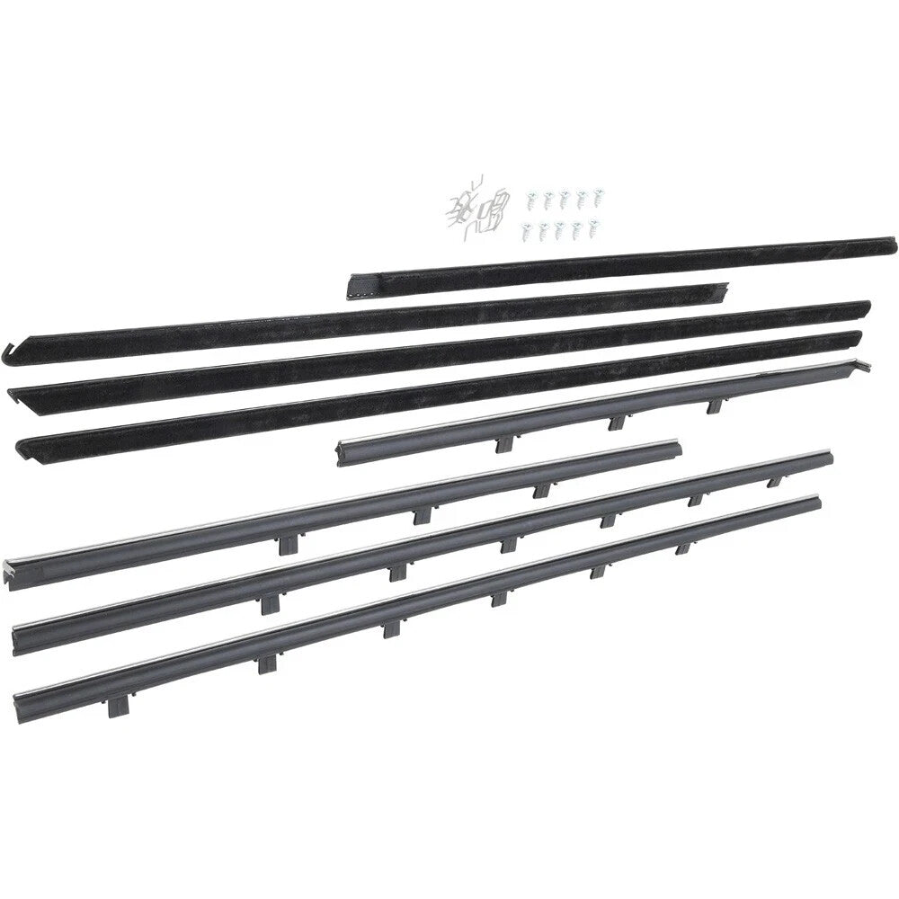 1961-64 Chevy Bel Air; Inner and Outer Windowfelt Set; 4 Door Sedan