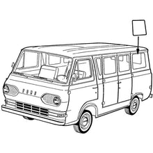 1961-67 Econoline; Quarter Window Side Glass Seals