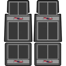 1955-57 Chevy Bel Air 150 210; Floor Mat Set with "Chevrolet" Crest Front & Rear