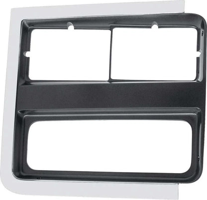 1989-91 GMC Pickup Jimmy Suburban; Headlamp Bezel; with Dual Headlamps; RH