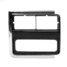 1989-91 GMC Pickup Jimmy Suburban; Headlamp Bezel; with Dual Headlamps; RH