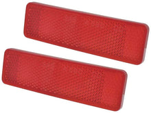 1969 Dodge Plymouth A & B-Body; Rear Side Marker Lens; Red; Pair