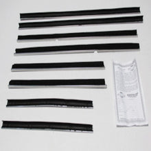 1969-70 Dodge B-Body 2-Door Convertible Door Window Felt Rubber Seal 8 Pc Kit