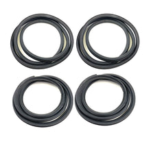 2001-2004 Toyota Tacoma Double Cab Door Seal Front and Rear on body 4 pc Kit