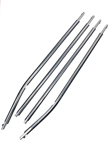 2014-2019 Toyota Corolla Outer Belt Weatherstrip, Front & Rear 4 pc Kit