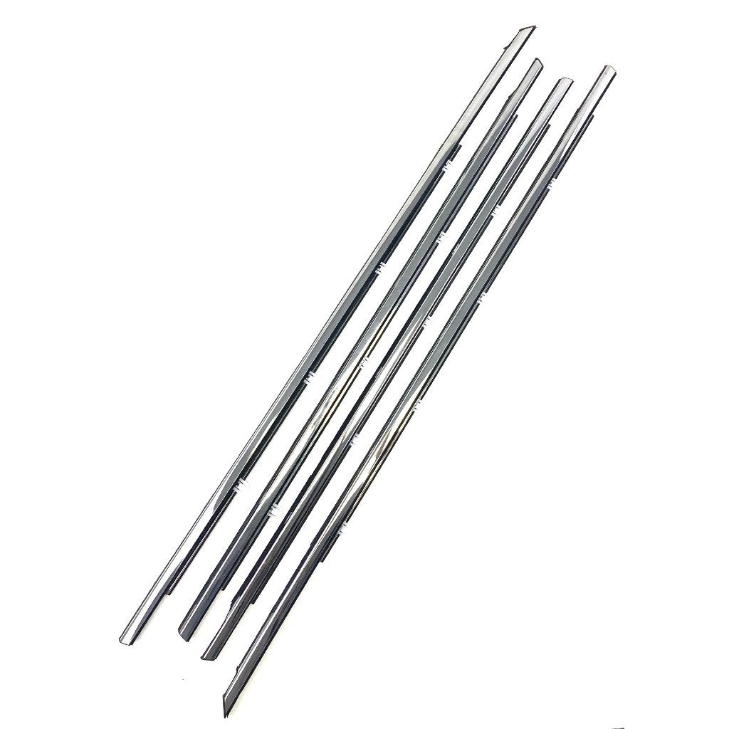 2008-2012 Honda Accord Outer Belt Weatherstrip, Front & Rear 4 pc Kit