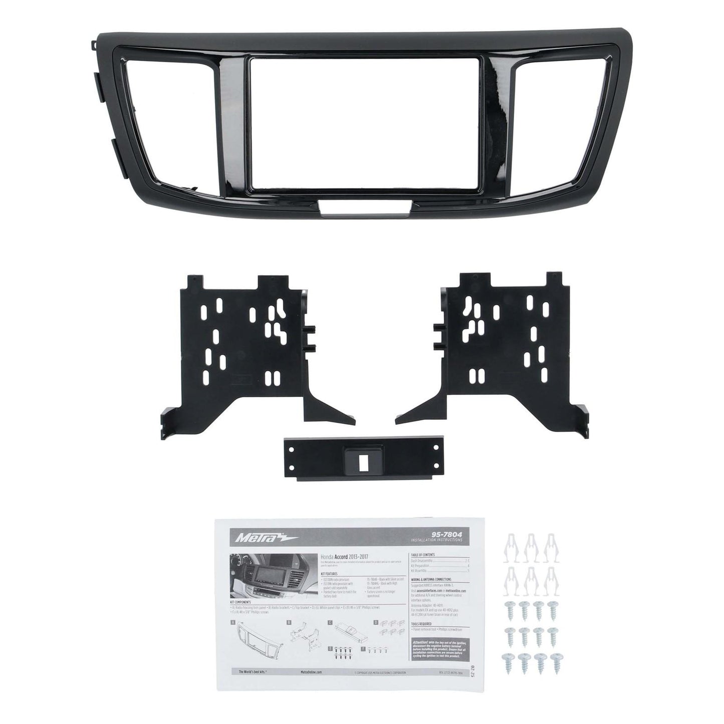 Metra 95-7804HG ACCORD 13-17 MATTE AND GLOSS BLACK Dash Installation Kit