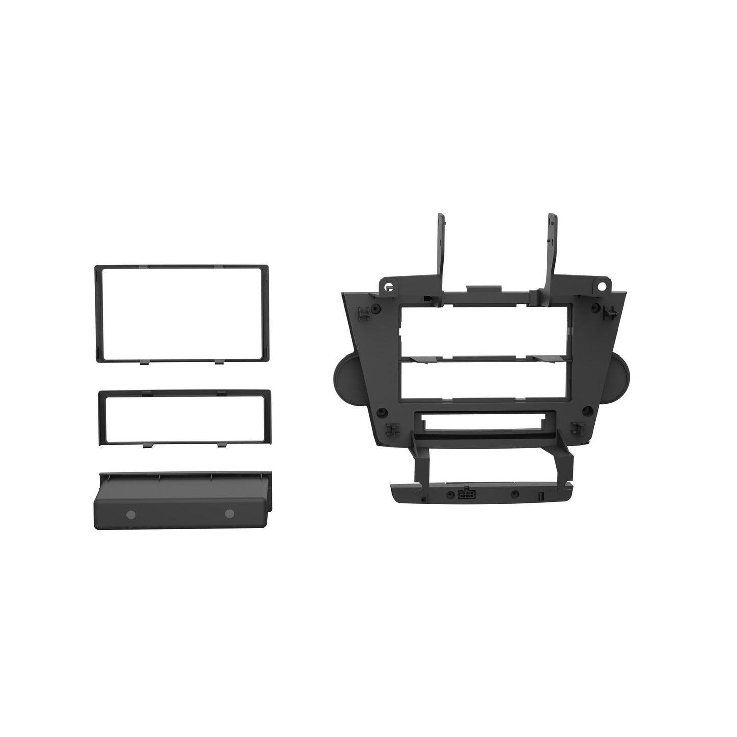 Metra 99-8274B HIGHLANDER 08-12 DIN/DDIN NAV BLACK Double DIN Dash Kit