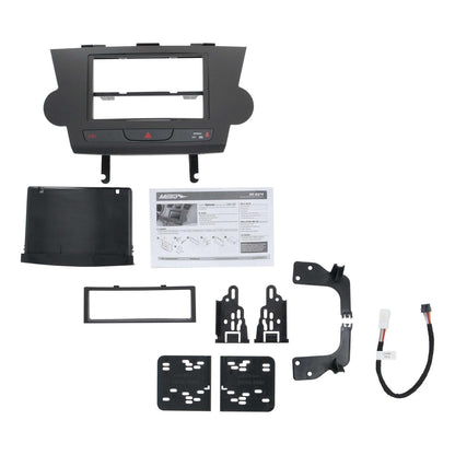 Metra 99-8274B HIGHLANDER 08-12 DIN/DDIN NAV BLACK Double DIN Dash Kit