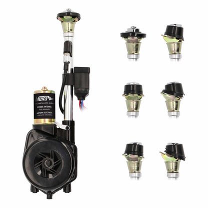 Metra 44-PW22 Fully Automatic Power Antenna - Chrome ��� Dash Installation Kit