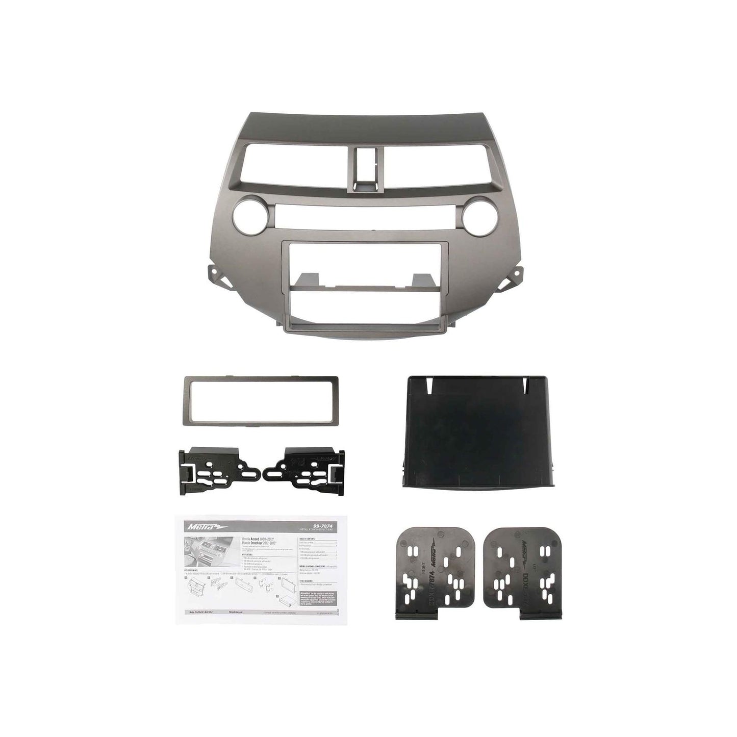 Metra 99-7874T 08-UP ACCORD W/O DUAL A/C Dash Installation Kit
