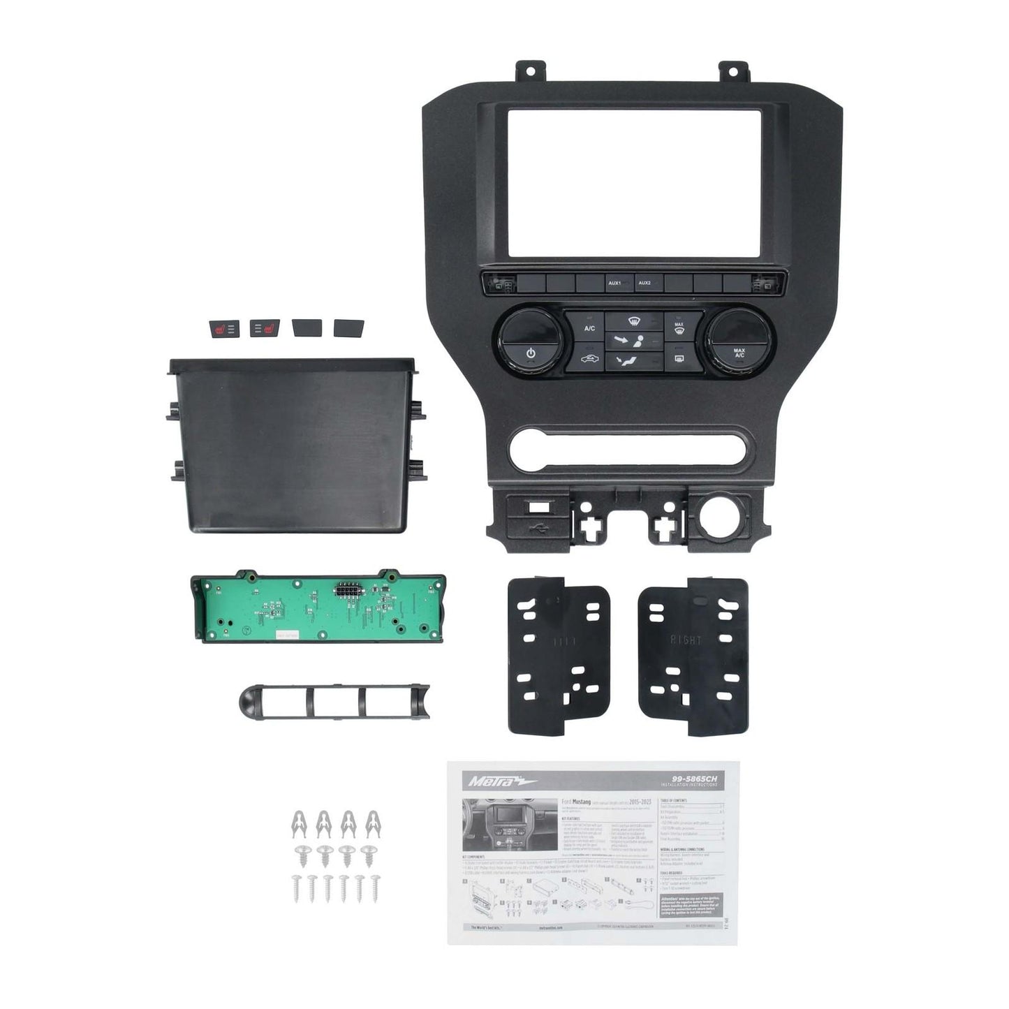 Metra 99-5865CH Ford Mustang 2015-Up Dash Installation Kit
