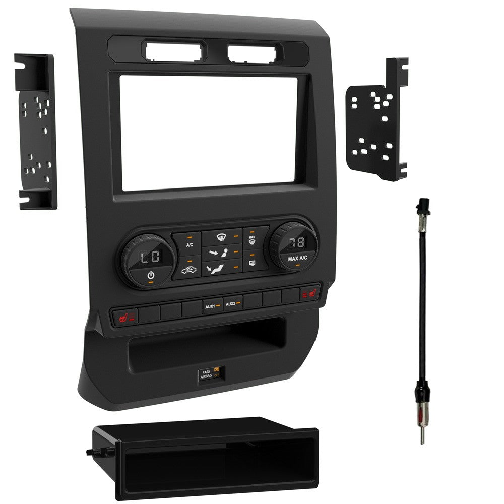 Metra 99-5849CH Ford F-150 2015-17 w/ Single-Zone Climate Control Turbo Tactile