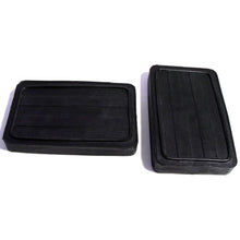 Black Clutch & Brake Pedal Pads For Chrysler Airflow 1935-1937 - CB 28-A