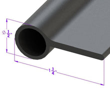Door Top and Side Seal All Rubber - LP 57-F