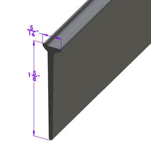 Swing-Out Windshield Seal 1-1/2" "T" Rubber - LP 49-B