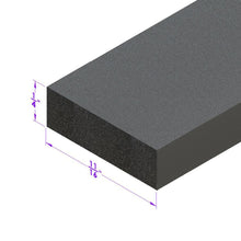 Trunk and Universal Seal Black Sponge, 3/4" Wide X 1/4" Thick - LP 58-L
