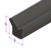 Adhesive Backed Weatherstripping 1-2" Wide X 5/8" Thick - LP 58128