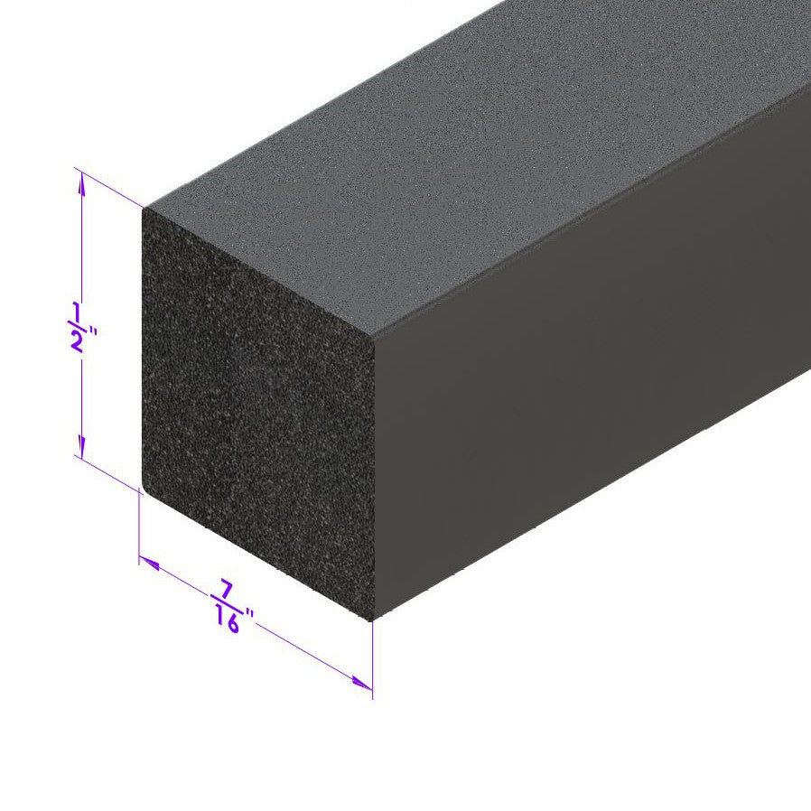 0.4875" Square Extrusion - LP 2121